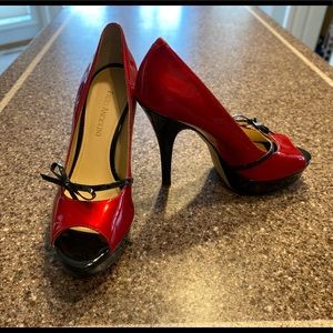Red Enzo Angiolini Heels